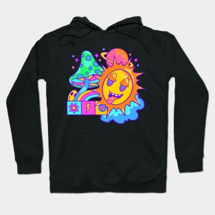 Sun Morning Vibes Mushroom Hoodie